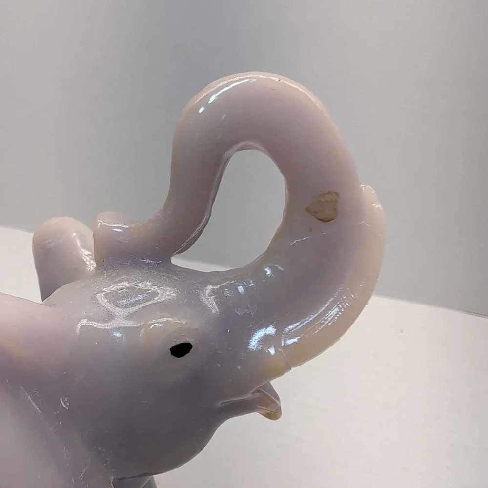 Lot of‎ 5 Vintage Elephant Shaped Novelty Decorative Candle Wax Figurine